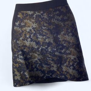 Judith & Charles gold and black camo skirt Size 6
